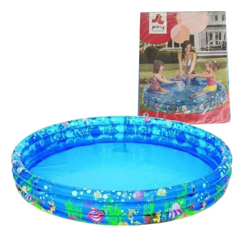 Pileta Inflable Familiar Redonda 3 Anillos 190l