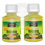 Kit 2 Óleos Capilar Rícino Ouribel Força Brilho 100 Ml