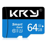 Cartão De Memória Kry Smart Card 64gb. 4k, Classe 10