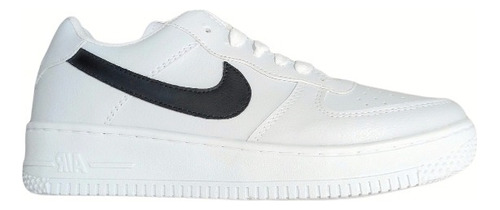 Tenis Air Force One Blanco Y Negro # 27.5