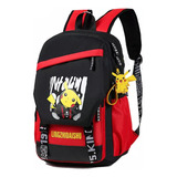 Mochila Antirrobo Impermeable De Gran Capacidad Pikachu Con Puerto Carga Usb,mochila Que Brilla En La Oscuridad,unisex.adecuado Para La Escuela, Viaje