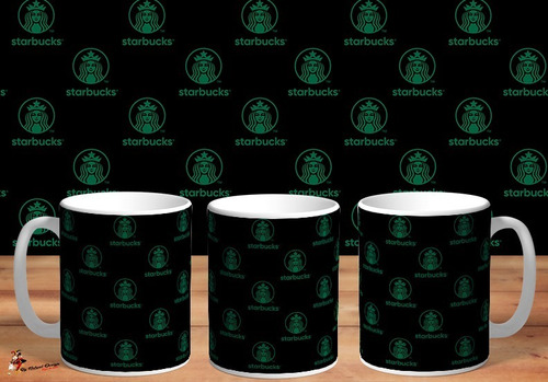 Taza De Ceramica Starbucks Black Limited Edition Art
