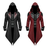 Jaqueta Com Capuz Assassin Creed Cosplay Estilo Gótico