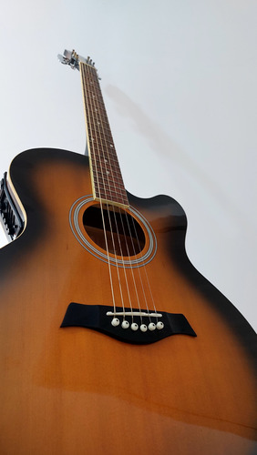 ¡oferta! Guitarra Electro Acustica Mc-art  A13ce Con Estuche