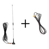 1 Antena Auto Radios Baofeng + 1 Extensión De 2 Mts