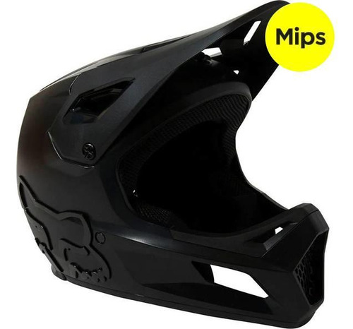 Casco Bicicleta Rampage Negro Fox.