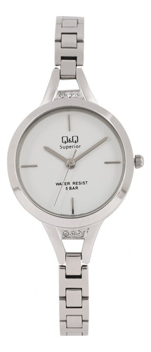 Reloj Para Mujer Q&q Superior S305j201y Plateado