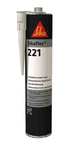 Sikaflex 221 Sellador Adhesivo Poliuretano Cartucho 300ml