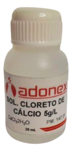 Solução Cloreto De Cálcio 5g/l Frasco 20 Ml