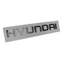 Emblema Logo Hyundai Universal Autoadhesivo Cromado