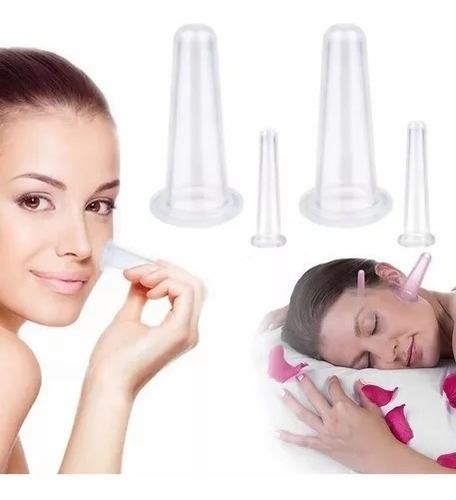 Ventosa Facial Masaje Anti Celulitis Silicon Cupping Terapia