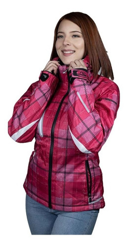 Parka Mujer Northland Freski Printed Fuxia Ski 02-0481275