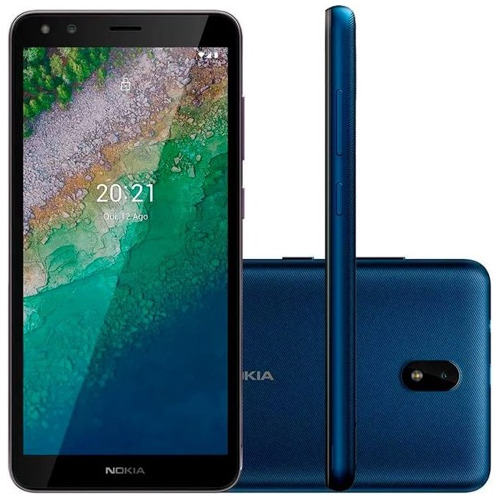 Smartphone Nokia C01 Plus 4g 32gb Tela 5.45 5mp Azul