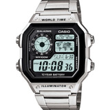 Reloj Casio Ae-1200whd-1av. World Time. Illuminator