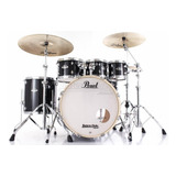 Bateria Pearl Export Exx Series Mahogany Jet Black 22¨,8¨,10