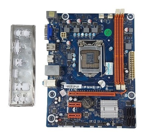 Placa Mãe 1155 Pcware Ipmh61p1 Com Espelho