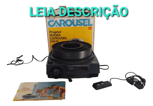 Projetor De Slides Kodak Carousel 650h 120v - Usado