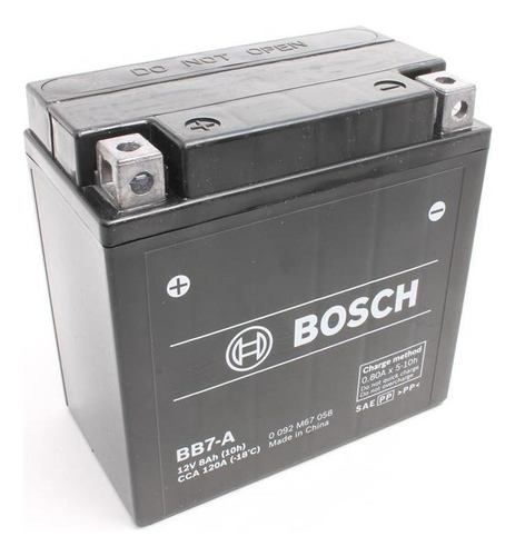 Bateria Bosch 12v 8ah Zanella Motard Bb7-a = Yb7-a Bosch