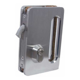 Chapa De Gancho Inox. Para Puertas De Cristal Brk- 1413a