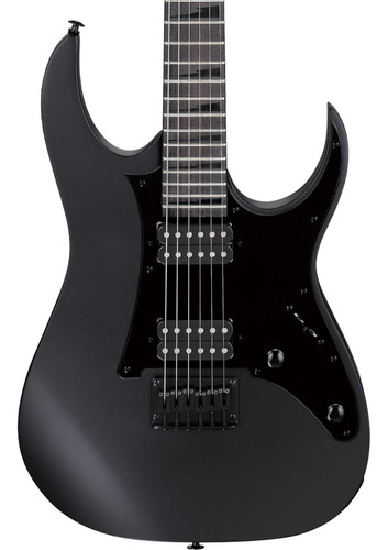 Guitarra Eléctrica Ibanez Grgr131ex-bkf Negro Mate Álamo