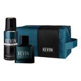 Perfume Hombre Kevin Absolute 60ml + Desodorante + Bolso Necessaire