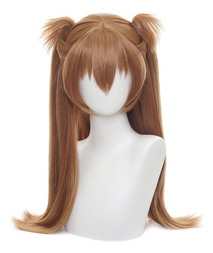 Eva Asuka Langley Soryu Cosplay Peluca Largo Pelo 60cm