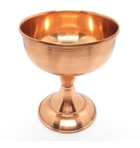 Taça De Cobre 12cm Original P/altar Cigano Oráculos Rituais