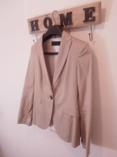 Blazer Zara Dama Beige Usado