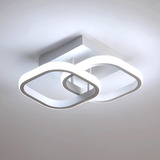 Delipop Lámpara De Techo Led Moderna Cuadrada, 6500 K, Acríl