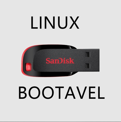 Pendrive Boot Sandisk Linux Formatação Instalação 