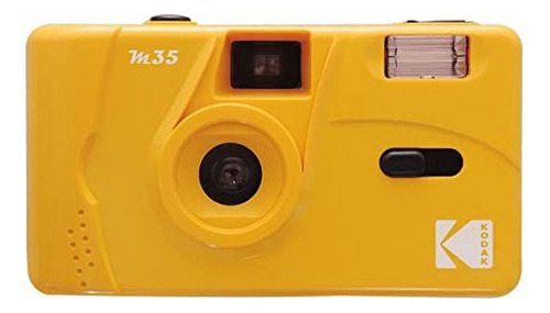 Cámara Kodak Vintage Retro M35 C/yellow 35mm Color Amarillo