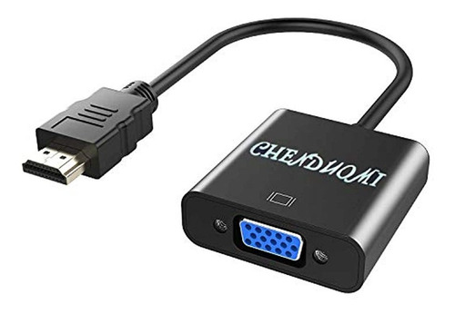 Chenduomi 1080p, Conversor De Hdmi Macho A Vga Hembra Cable