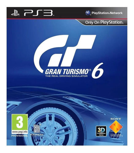 Gran Turismo 6  Standard Edition Sony Game Ps3 Midia Físico