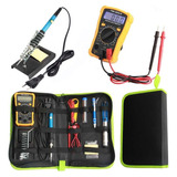 Kit Eléctrico Cautín 60w Regulable 17 Accesorios 