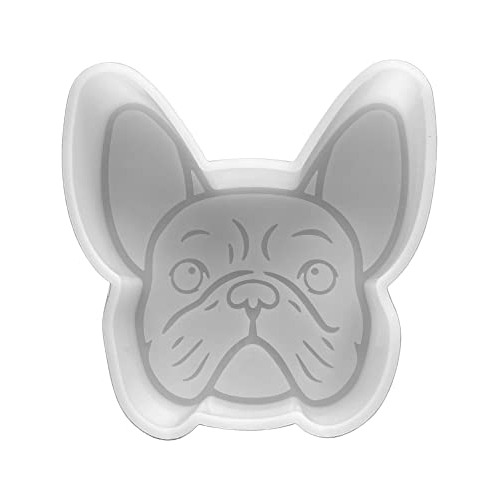 Molde De Silicona French Bulldog Freshie | Tamaño 4.5 Pulgad