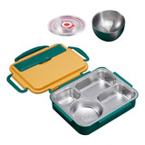 Fiambrera Bento De Acero Inoxidable Para Ensaladas Aldult