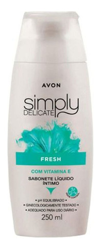 Sabonete Líquido Íntimo Simply Delicate Fresh Avon - 200ml