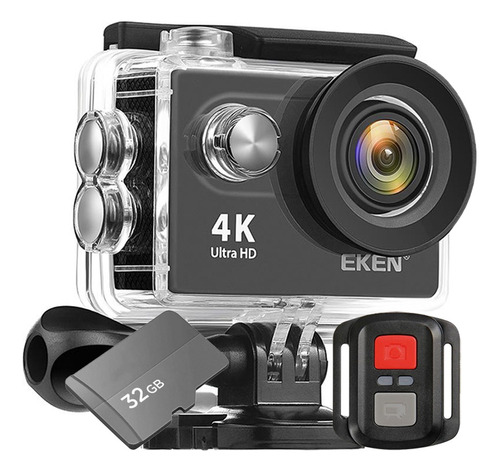 Câmera Eken H9r 4k Full Hd Controle + Cartão 32gb Classe 10