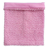 Top Tutú Crochet Rosa Bebé 12  Talla Grande