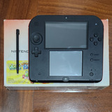 Nintendo 3ds 2ds Vermelho E Preto Na Caixa + Jogo Yoshi's New Island