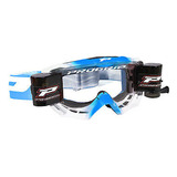 Pro Grip Venom Roll Off Motocross Goggles Light Blue/whi Lrg