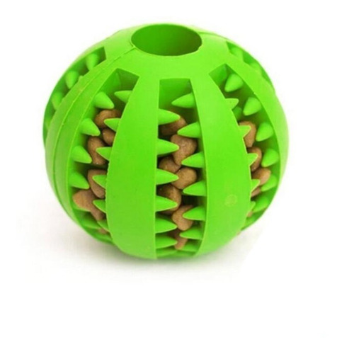 Pelota Porta Snack Interactiva Para Mascotas Diámetro 23 Cm