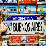 Cartel Chapa Patente Ruta 40 Buenos Aires Apto Exterior 