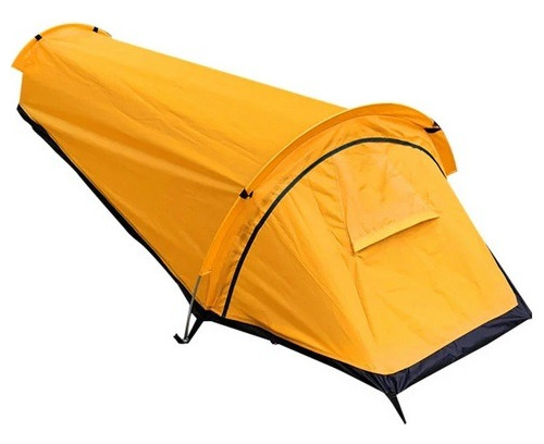 Carpa 1 Persona Camping Aventura Supervivencia Amarillo