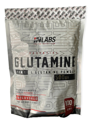 Glutamina 500 Gr 100 Servisios In Labs Nutrition