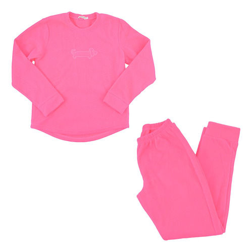 Pijama Infantil Feminino Daniela Tombini Soft Rosa - 3634d