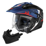 Casco Moto Nolan Cross Modular N70 2x Bungee N-com