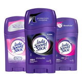 Pack 3 Desodorate Lady Speed Stick Barra 45gr Variedad Mujer