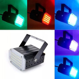 Mini Estroboscópica Luz 36 Led Disco Dj Lampara Negro