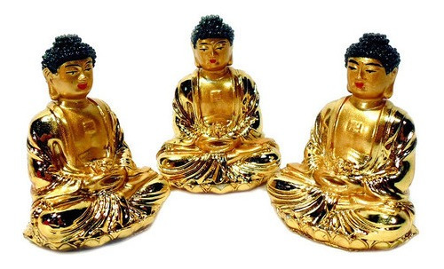 Trio De Budas Dourados 00171